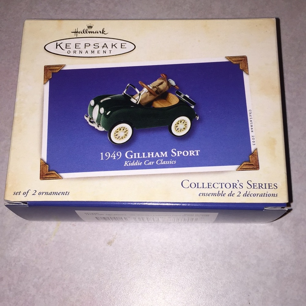 Hallmark 1949 Gillham Sport kiddie Ornament